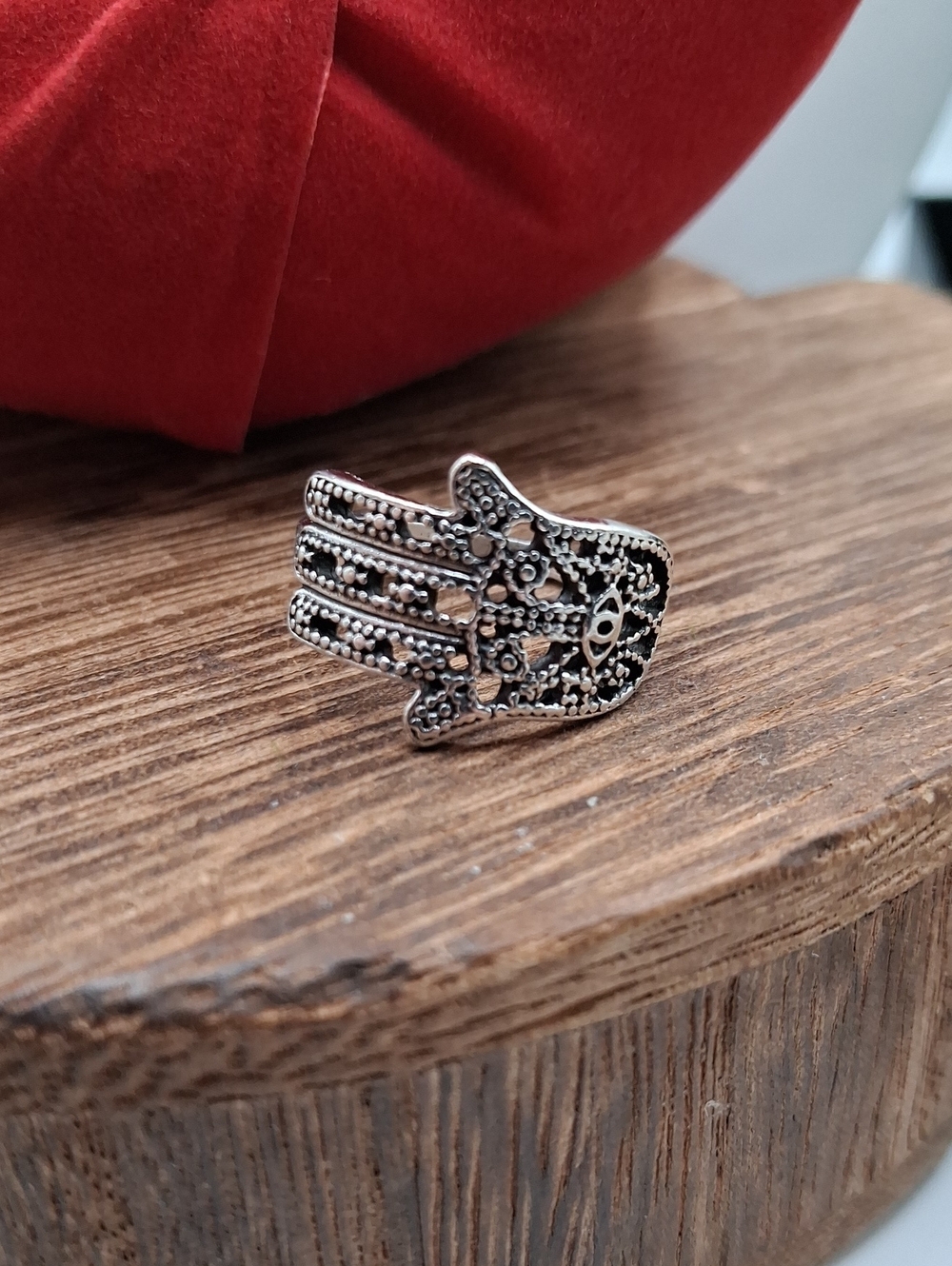 Hamsa Hand Ring - Size 7 R916